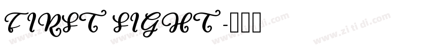 FIRST SIGHT字体转换
